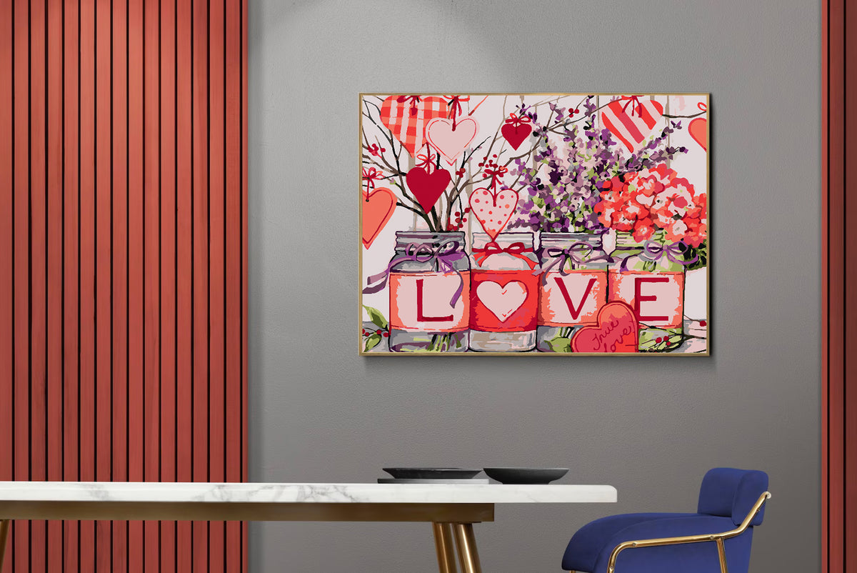 Painting by numbers - Love 4493