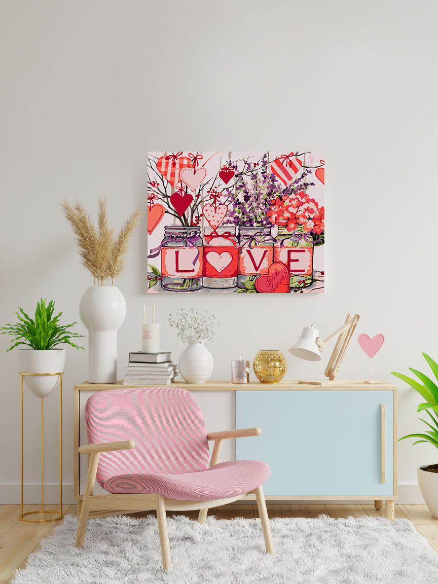 Painting by numbers - Love 4493