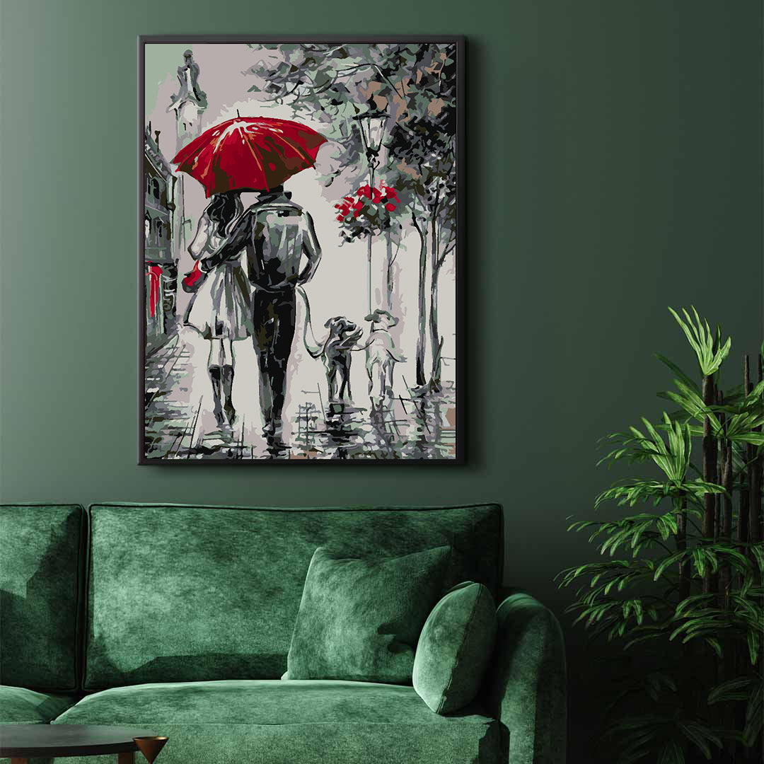 Painting by numbers - Lovers 4494