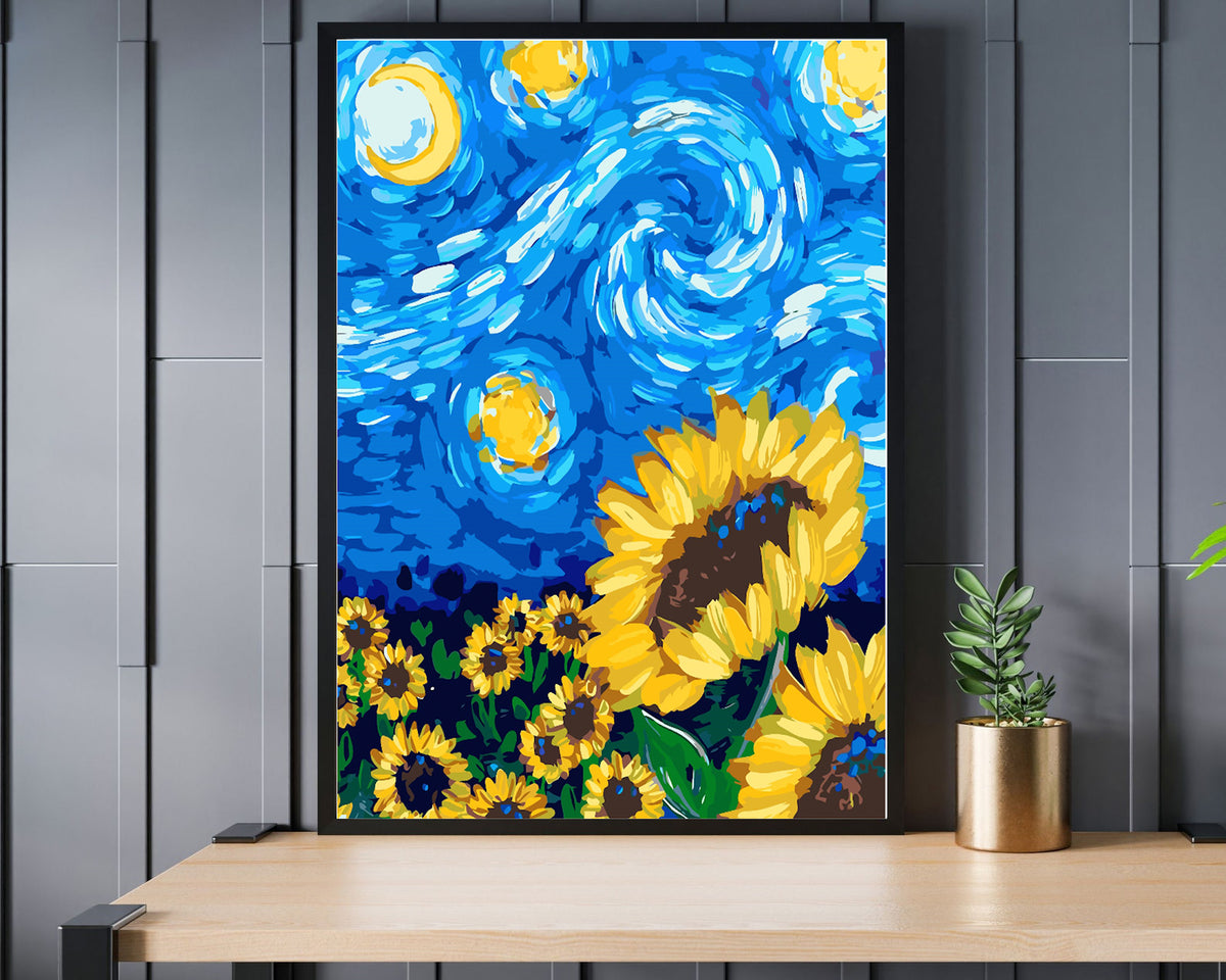 Pictura pe numere - Floarea Soarelui 4495
