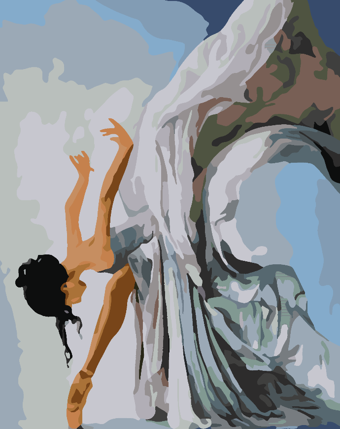 Paint by numbers - Ballerina 4505