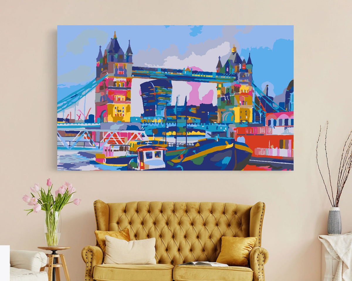 Painting by numbers - Tower Bridge 4510