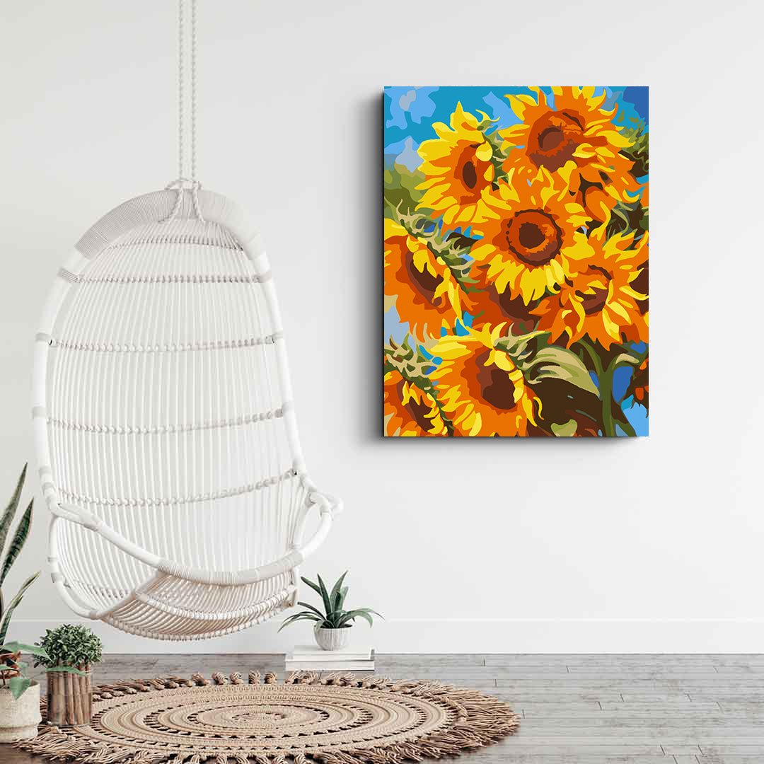 Painting by numbers - Sunflower 4515
