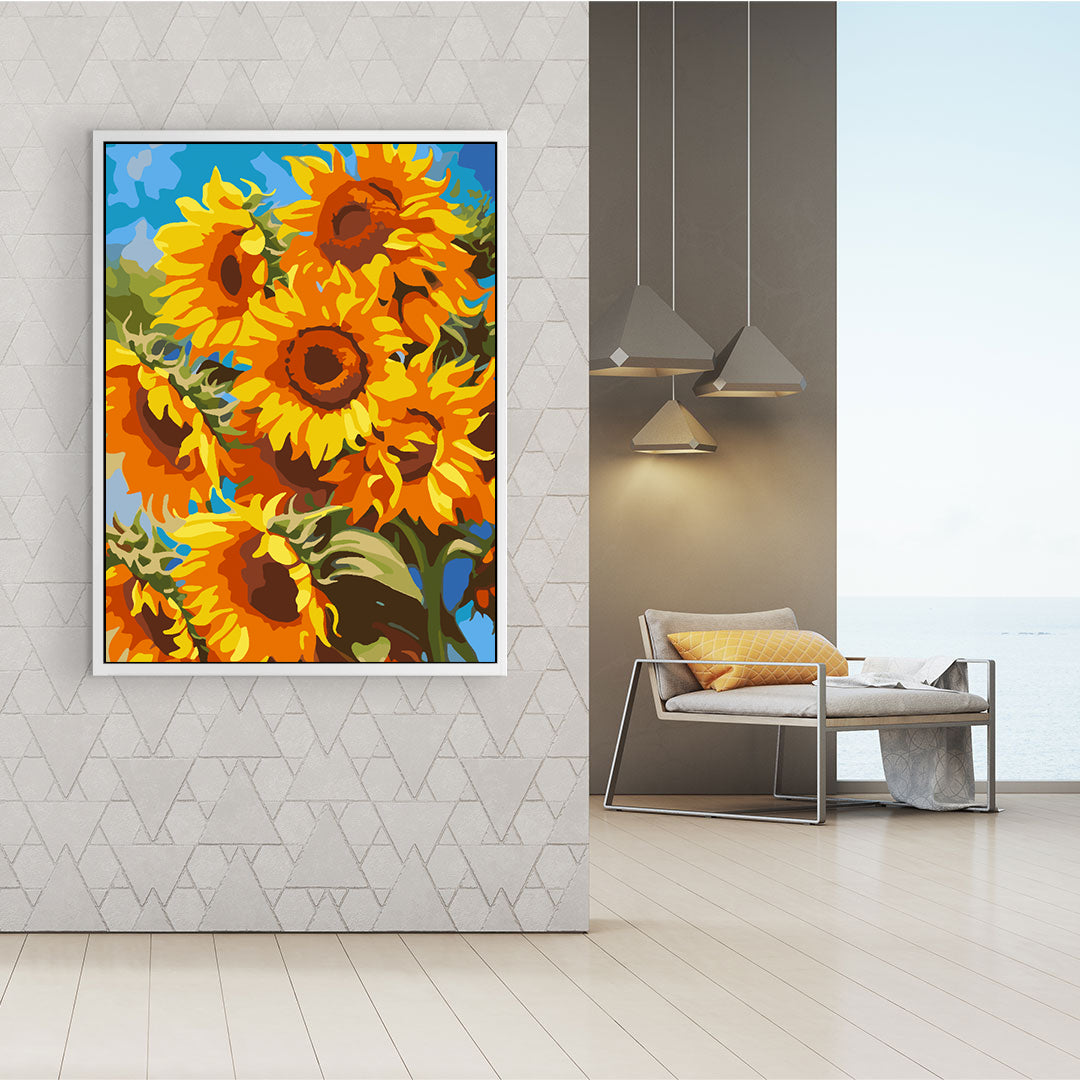 Painting by numbers - Sunflower 4515