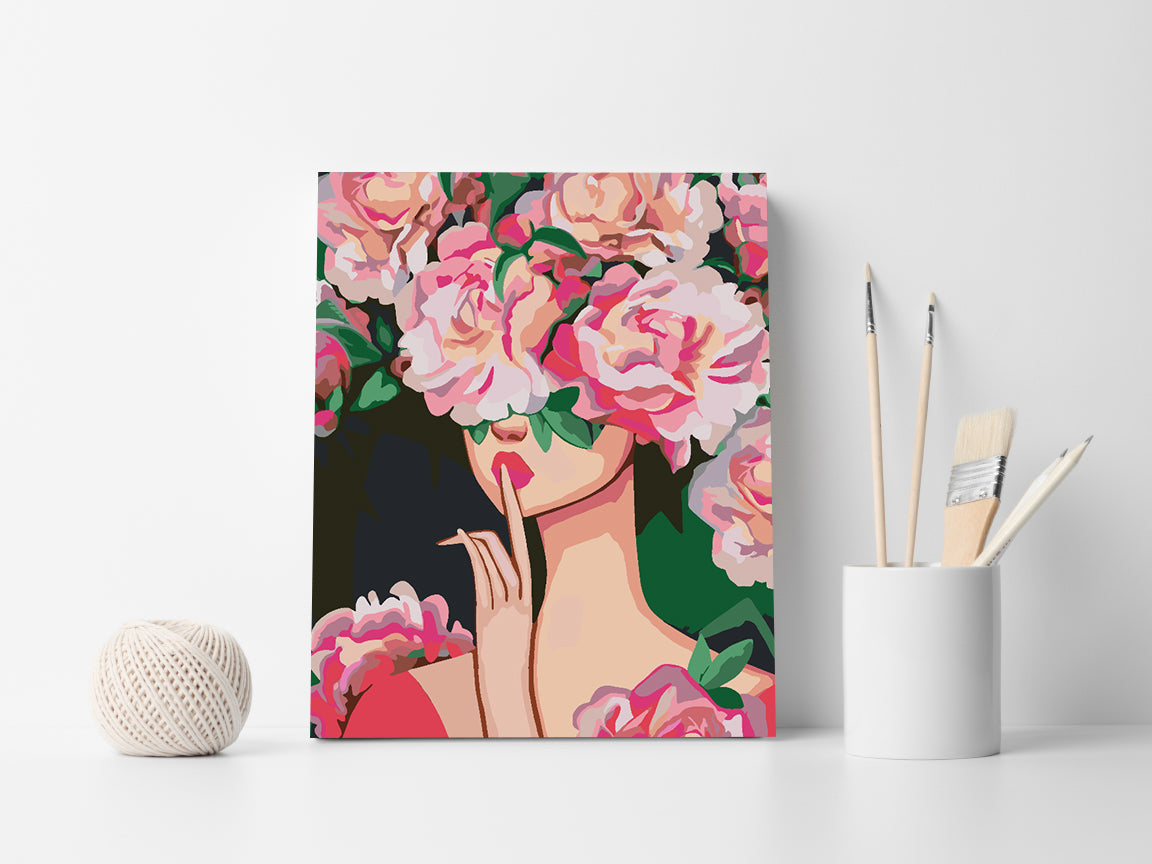 Painting by numbers - Flower Head 4511