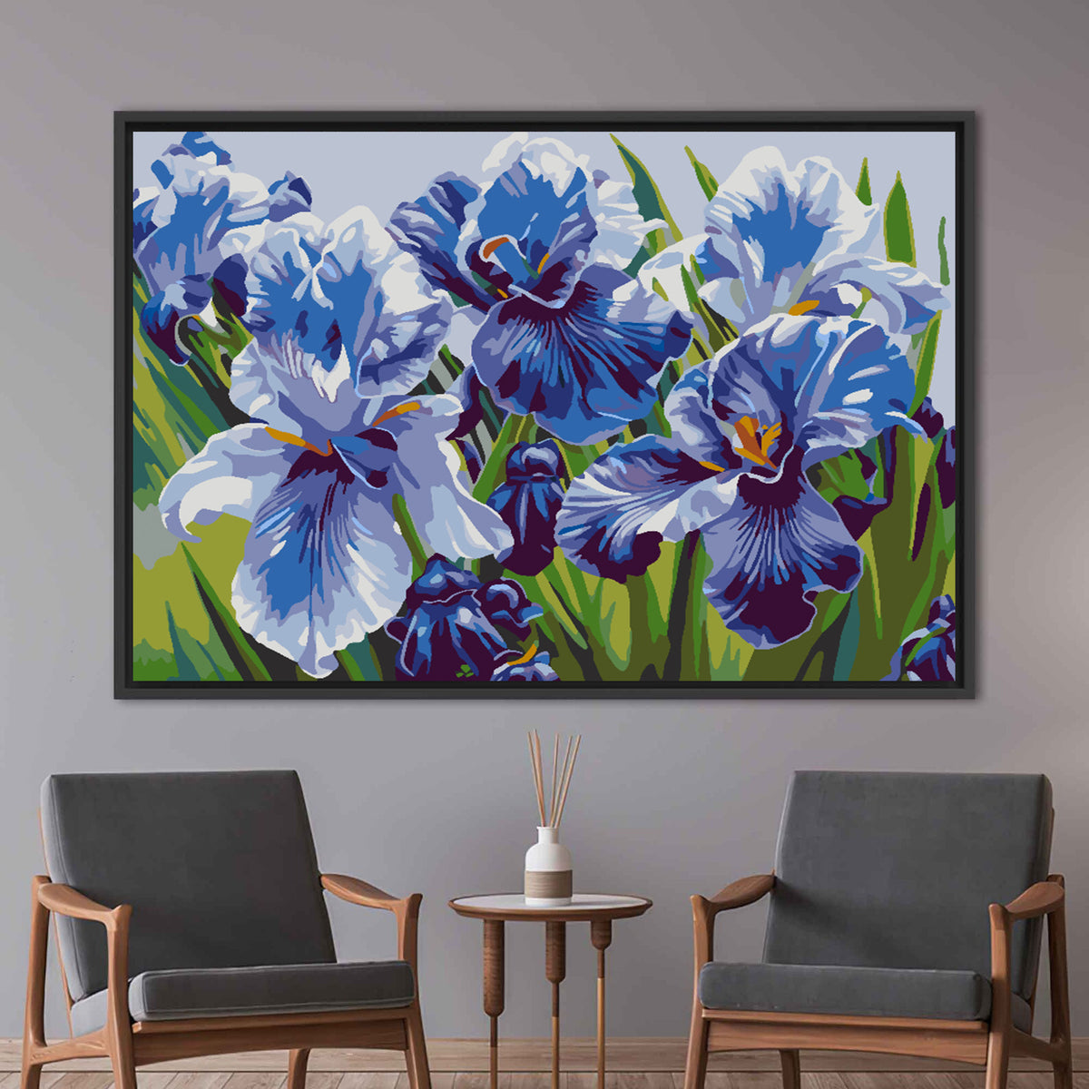 Paint by numbers - Purple Flowers 4514