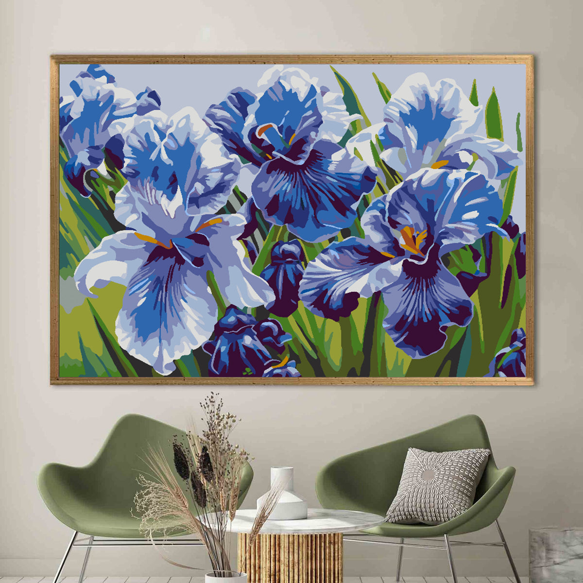 Paint by numbers - Purple Flowers 4514