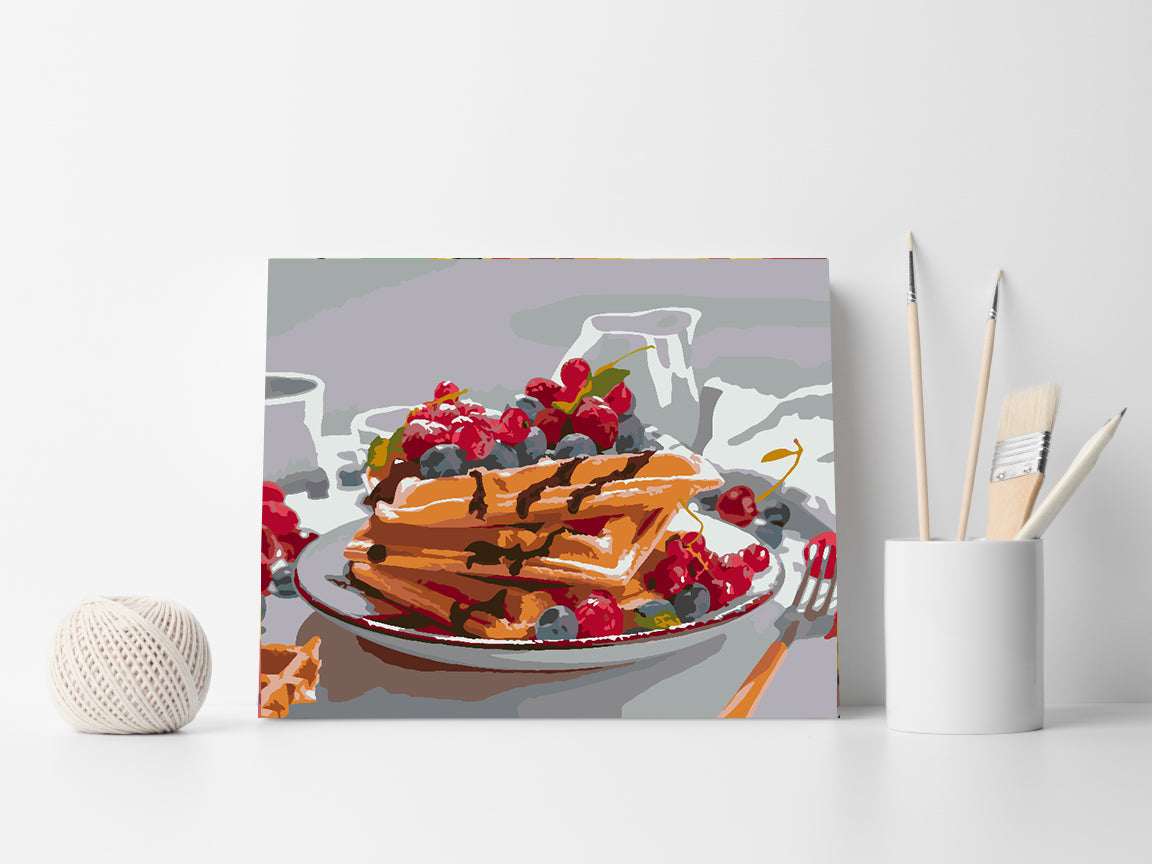 Paint by numbers - Pancakes 4518