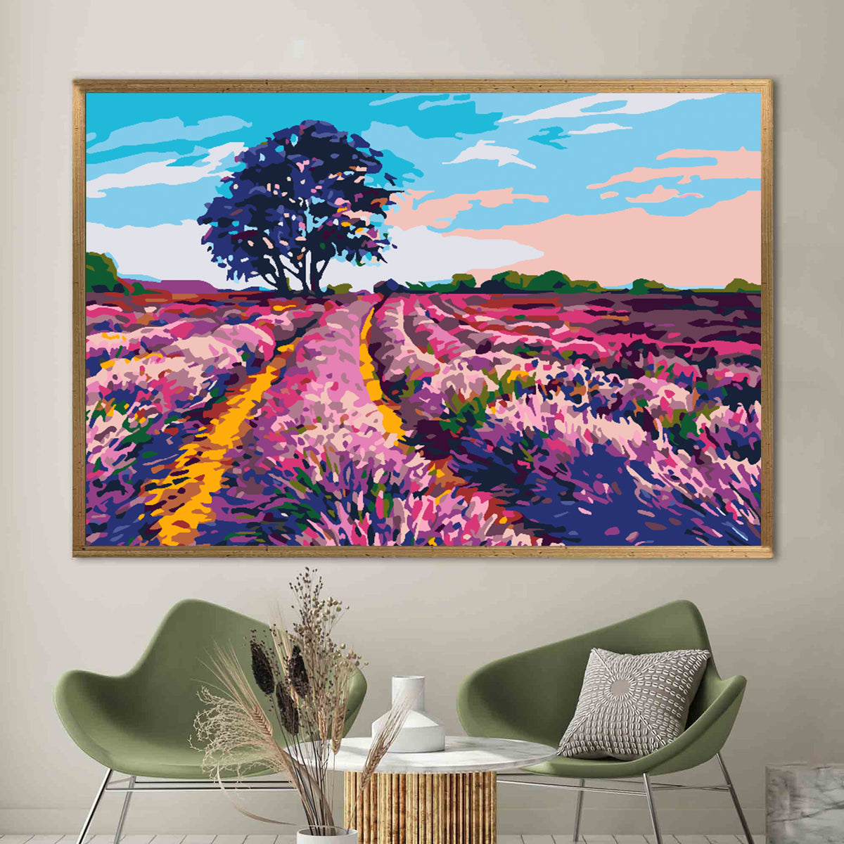 Pictura pe numere - Camp de Lavanda 4521