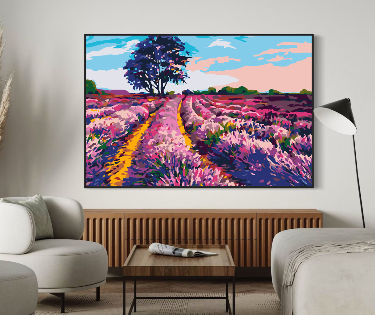 Pictura pe numere - Camp de Lavanda 4521
