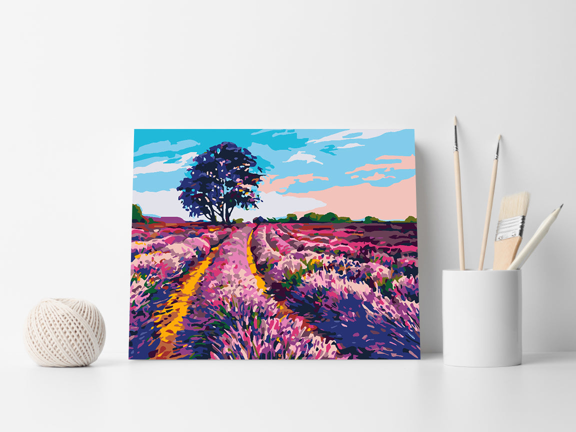 Pictura pe numere - Camp de Lavanda 4521