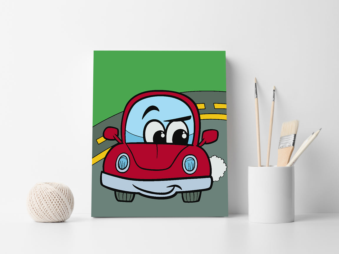 Paint by numbers - Car for Kids 4528