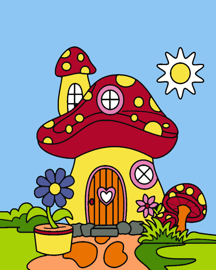 Painting by numbers - House 4531