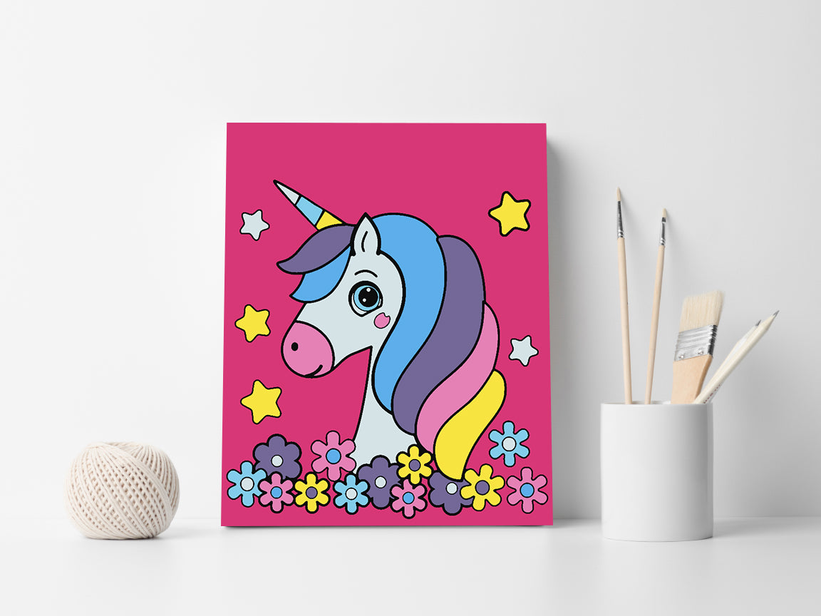 Paint by numbers - Unicorn for Kids 4532