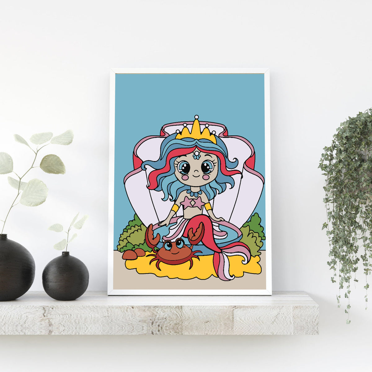 Paint by numbers - Mermaid for Kids 4535