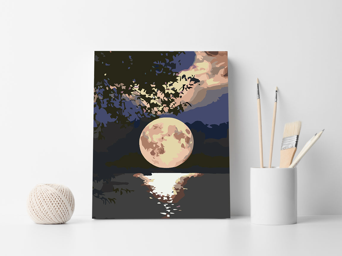 Pictura pe numere - Luna Plina Noaptea 4554