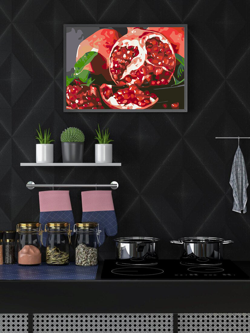 Painting by numbers - Pomegranate 4563