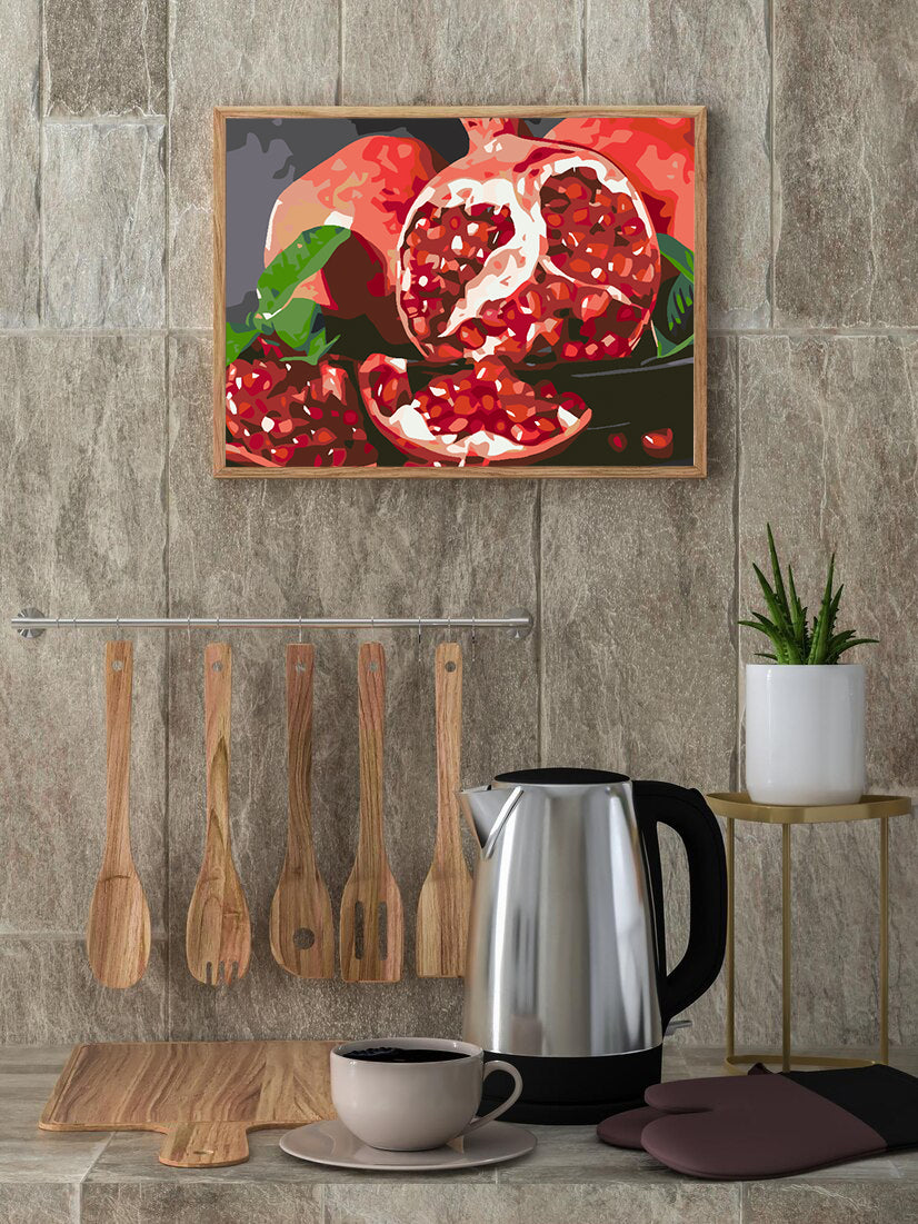 Painting by numbers - Pomegranate 4563