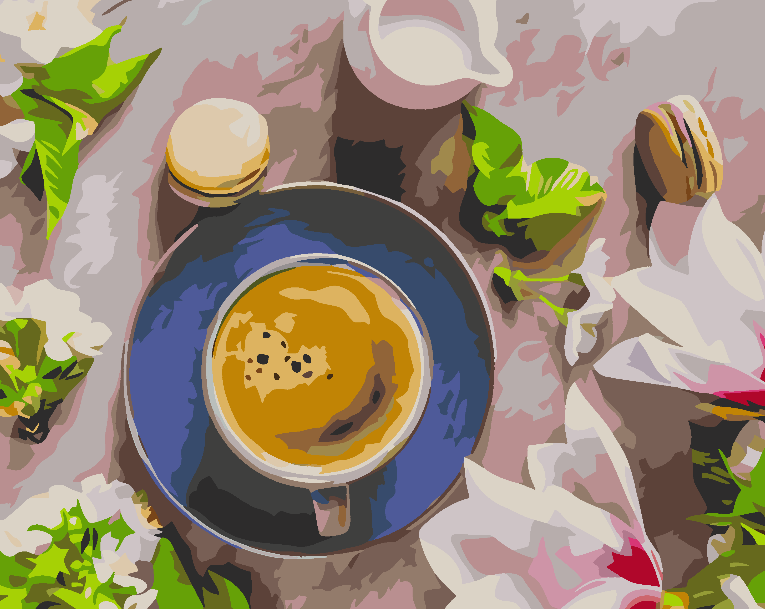 Paint by numbers - Coffee and Sweets 4565