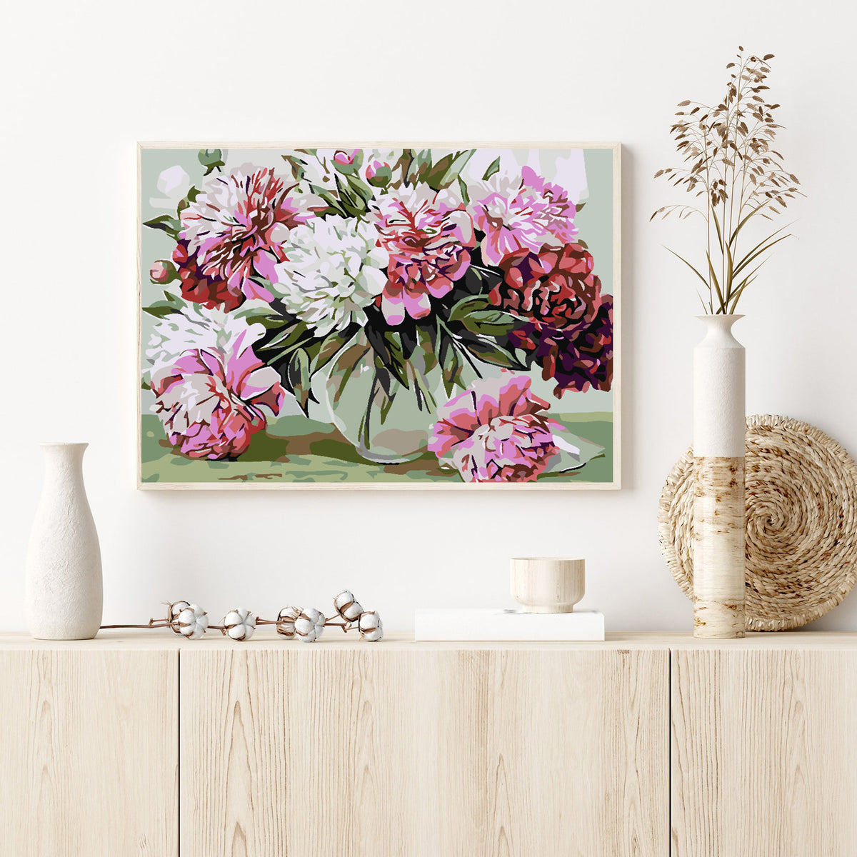Painting by numbers - Flowers 4582