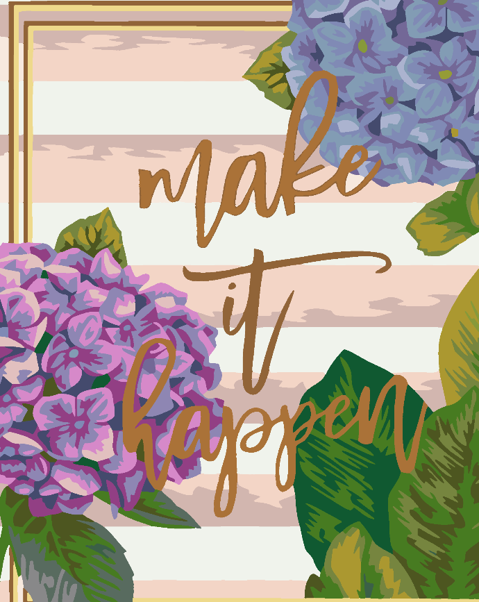 Paint by numbers - Make it Happen 4586