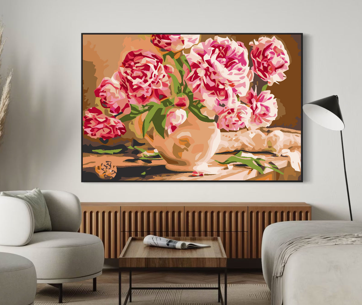 Painting by numbers - Flowers 4589
