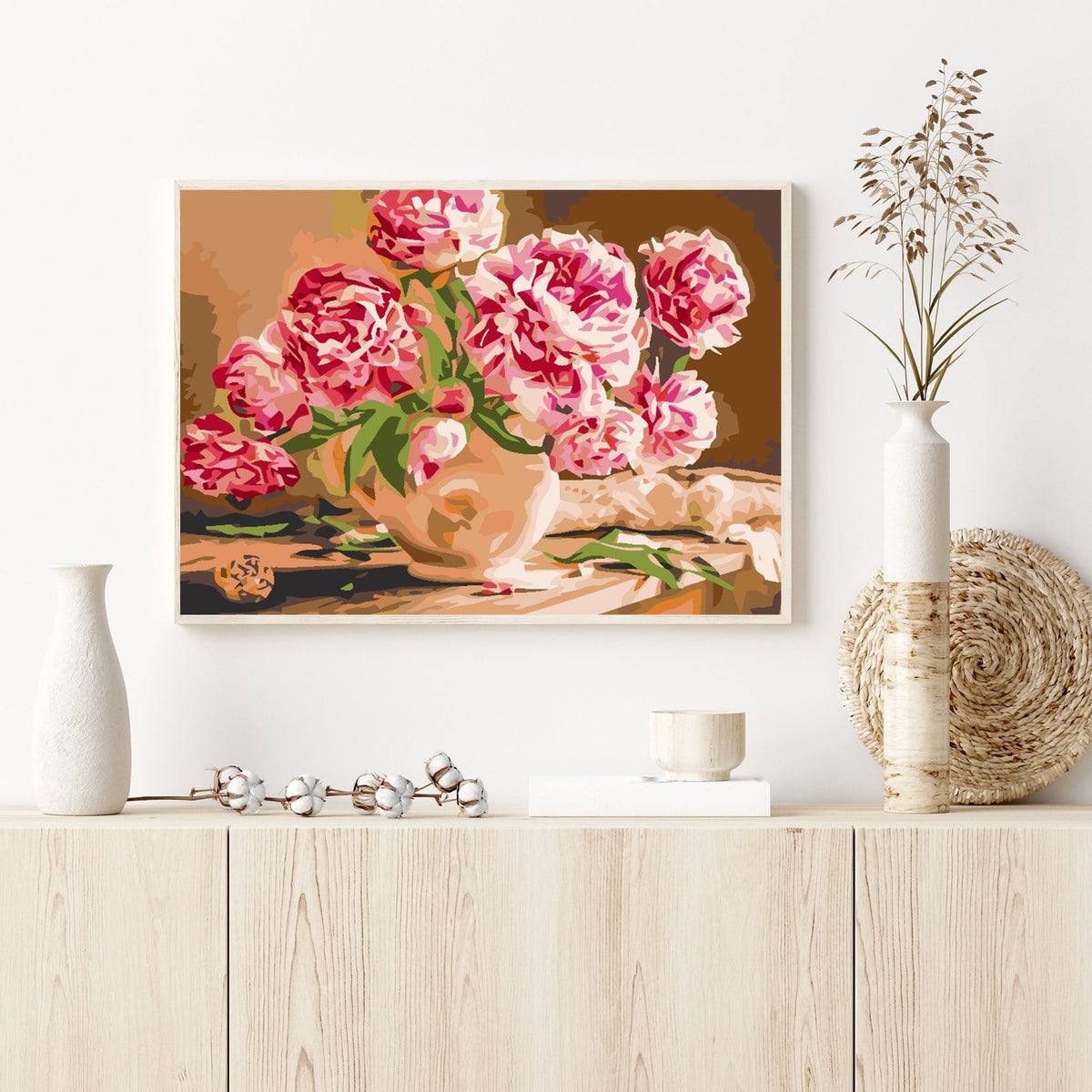 Painting by numbers - Flowers 4589