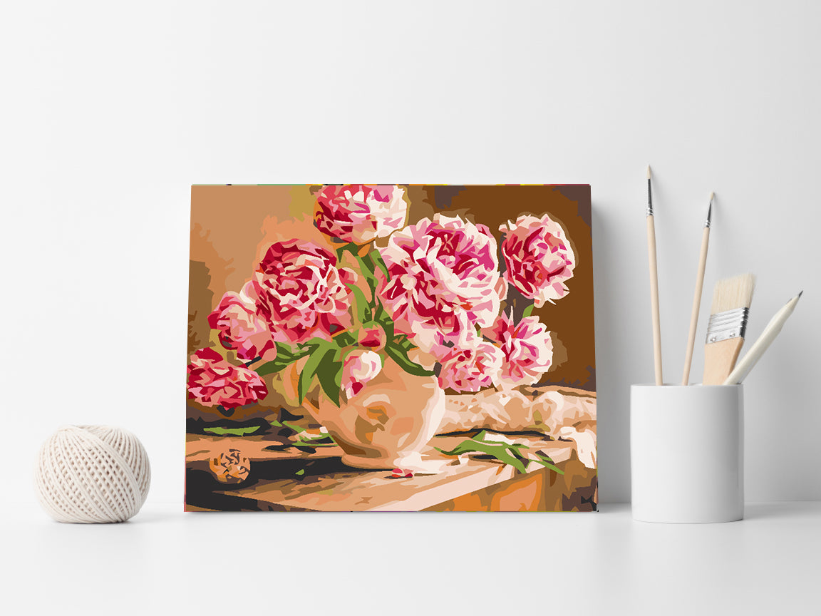 Painting by numbers - Flowers 4589