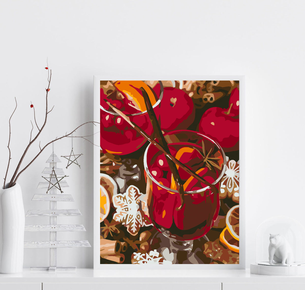 Paint by numbers - Winter Drinks 4595