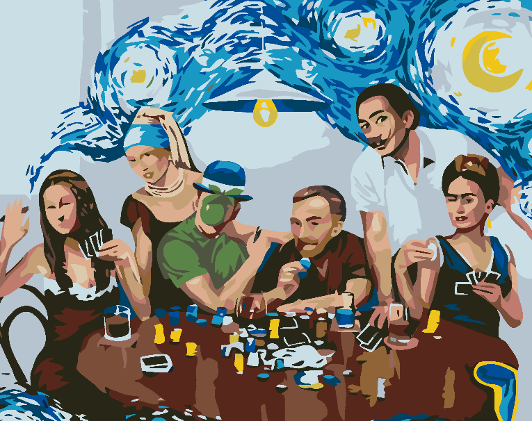 Paint by Numbers - Game Night 4596