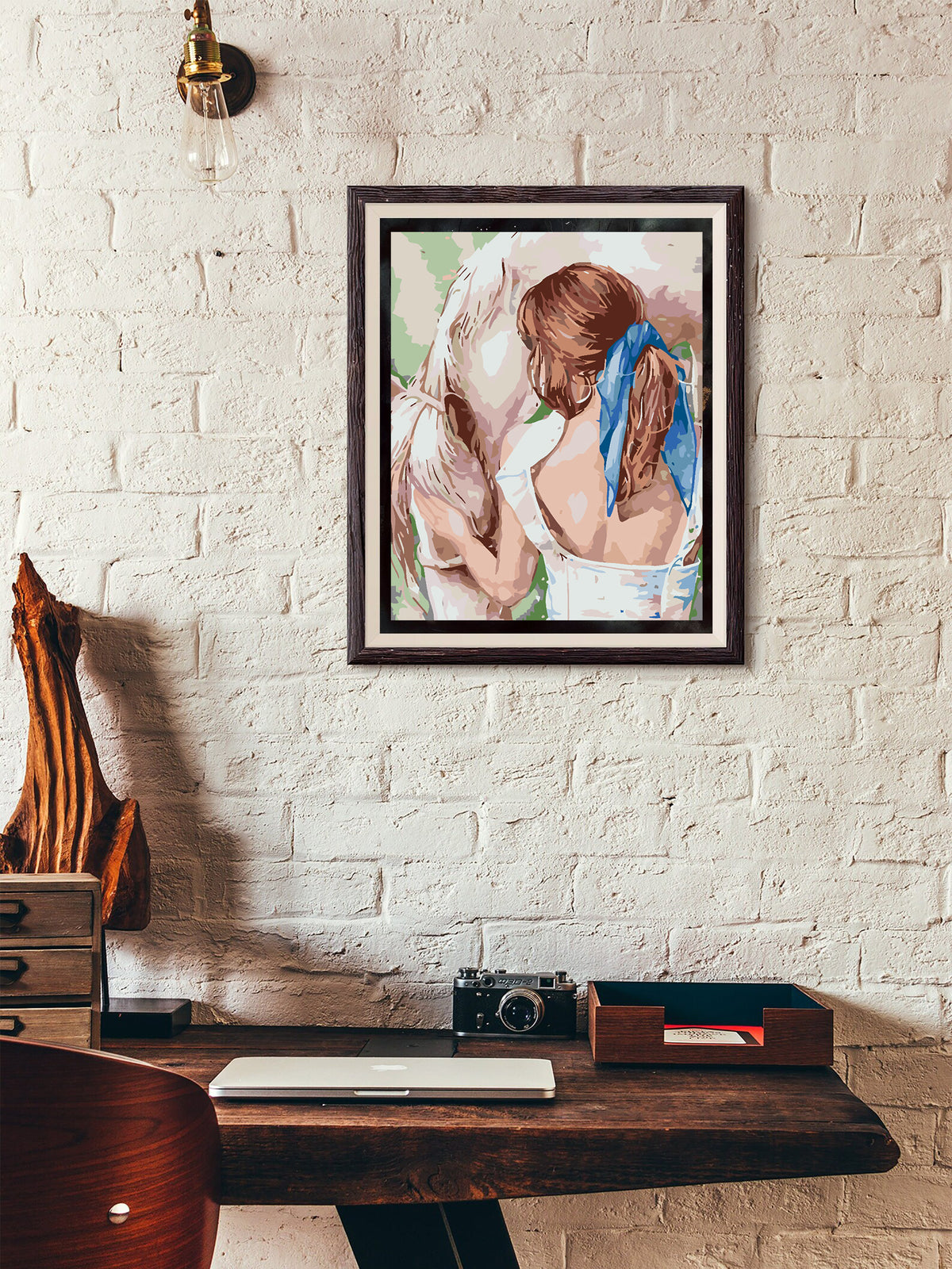 Paint by numbers - Girl with a Horse 4597