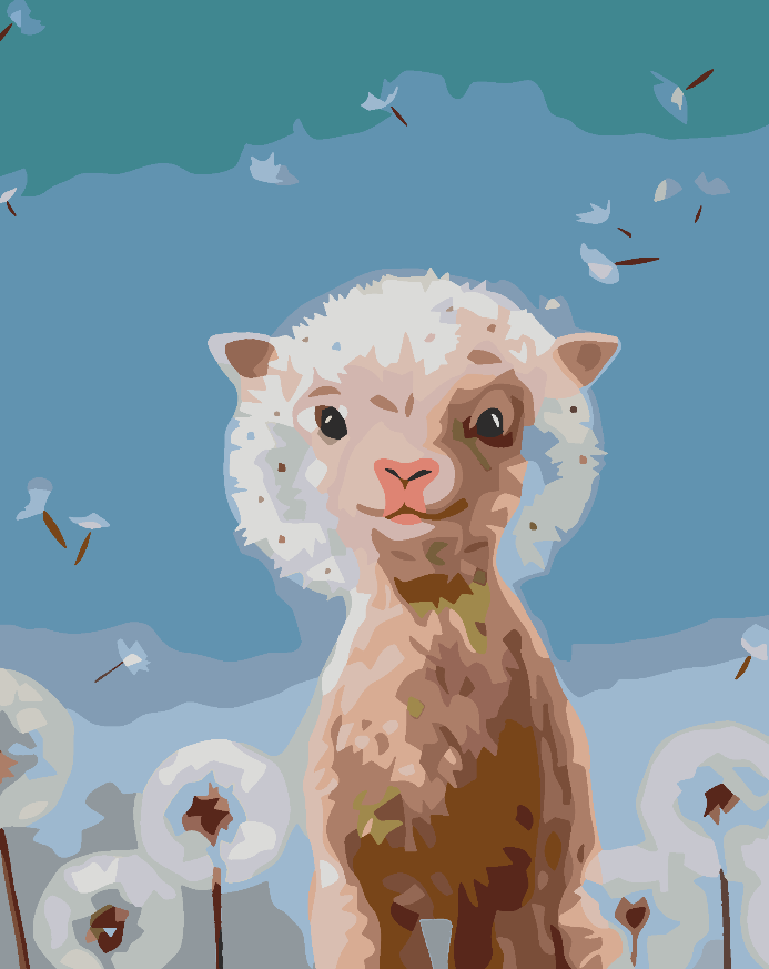 Paint by numbers - Little Lamb 4603