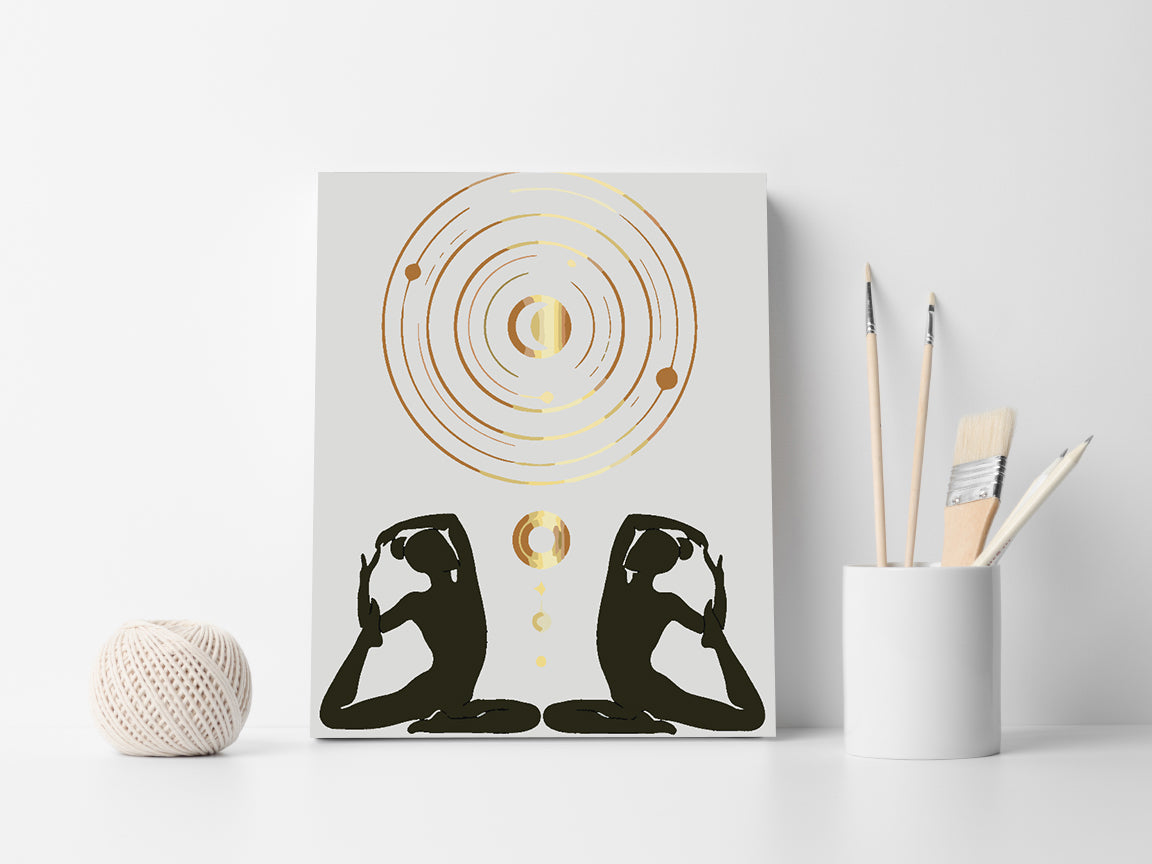 Painting by numbers - Yoga 4608
