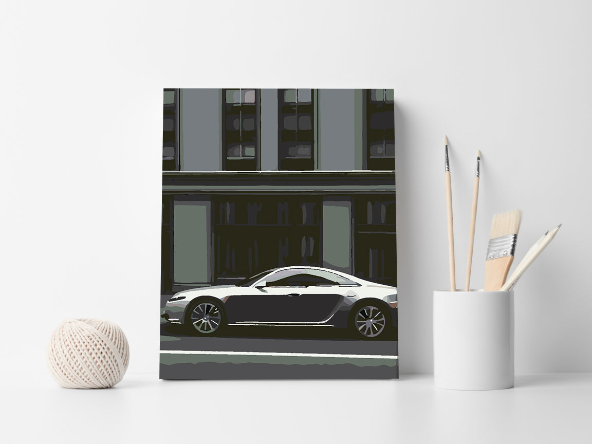 Paint by numbers - Car in the City 4617