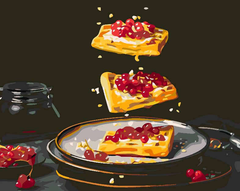 Paint by numbers - Pancakes 4620