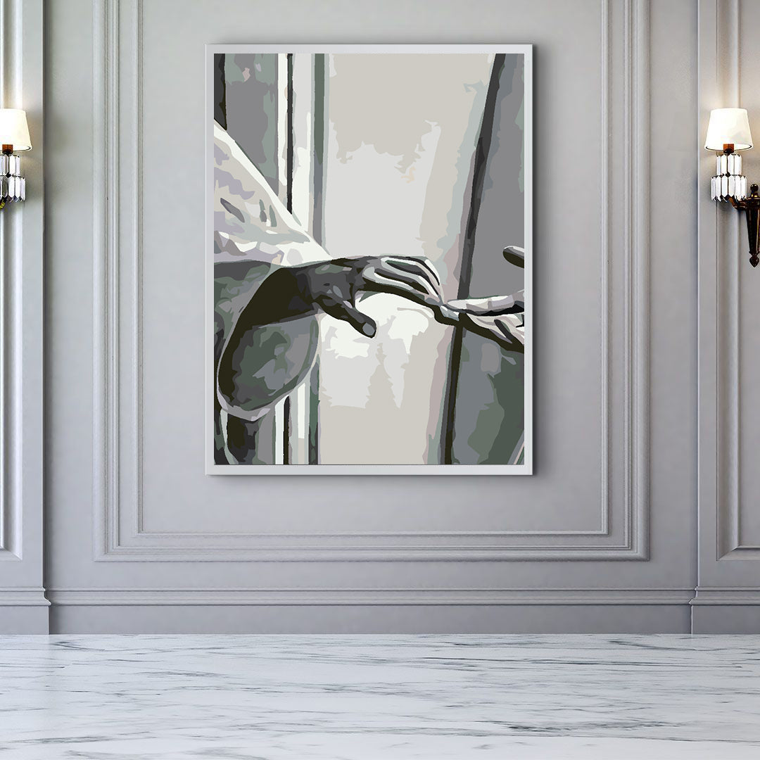 Paint by numbers - Love Black and White 4625