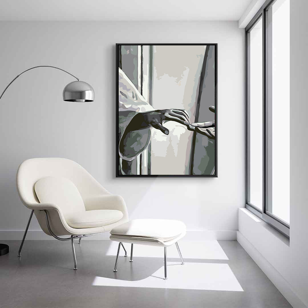 Paint by numbers - Love Black and White 4625