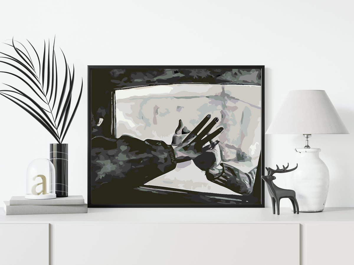 Paint by numbers - Love Black and White 4626