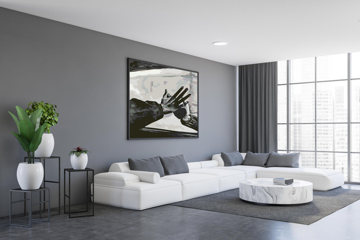 Paint by numbers - Love Black and White 4626