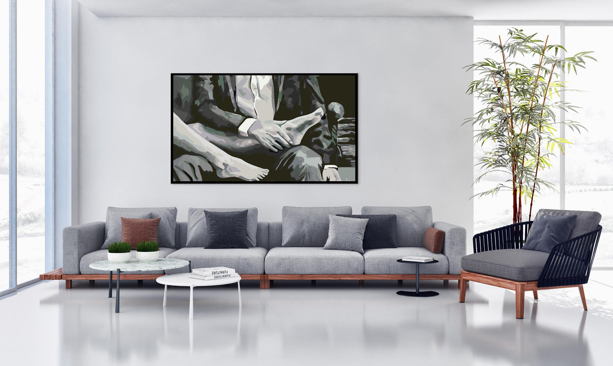 Paint by numbers - Love Black and White 4627