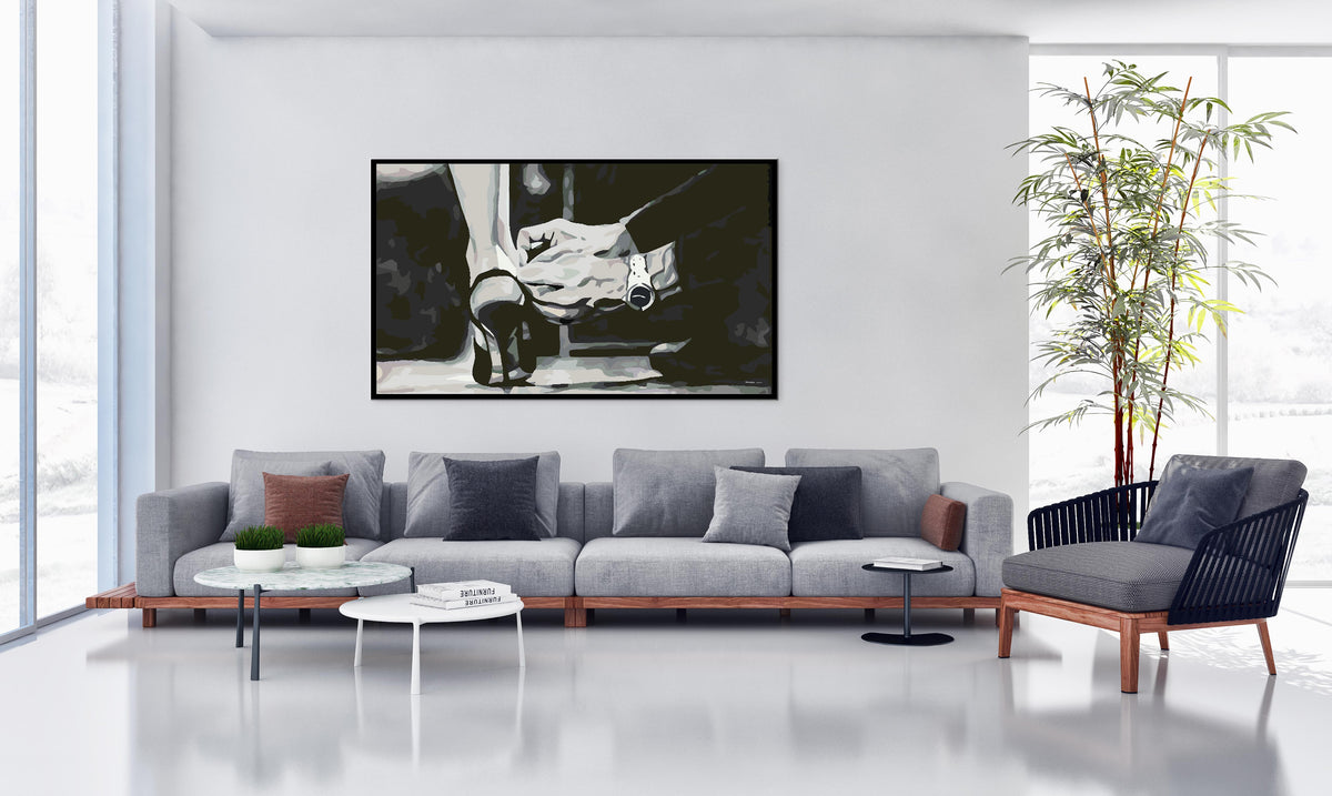 Paint by numbers - Love Black and White 4628