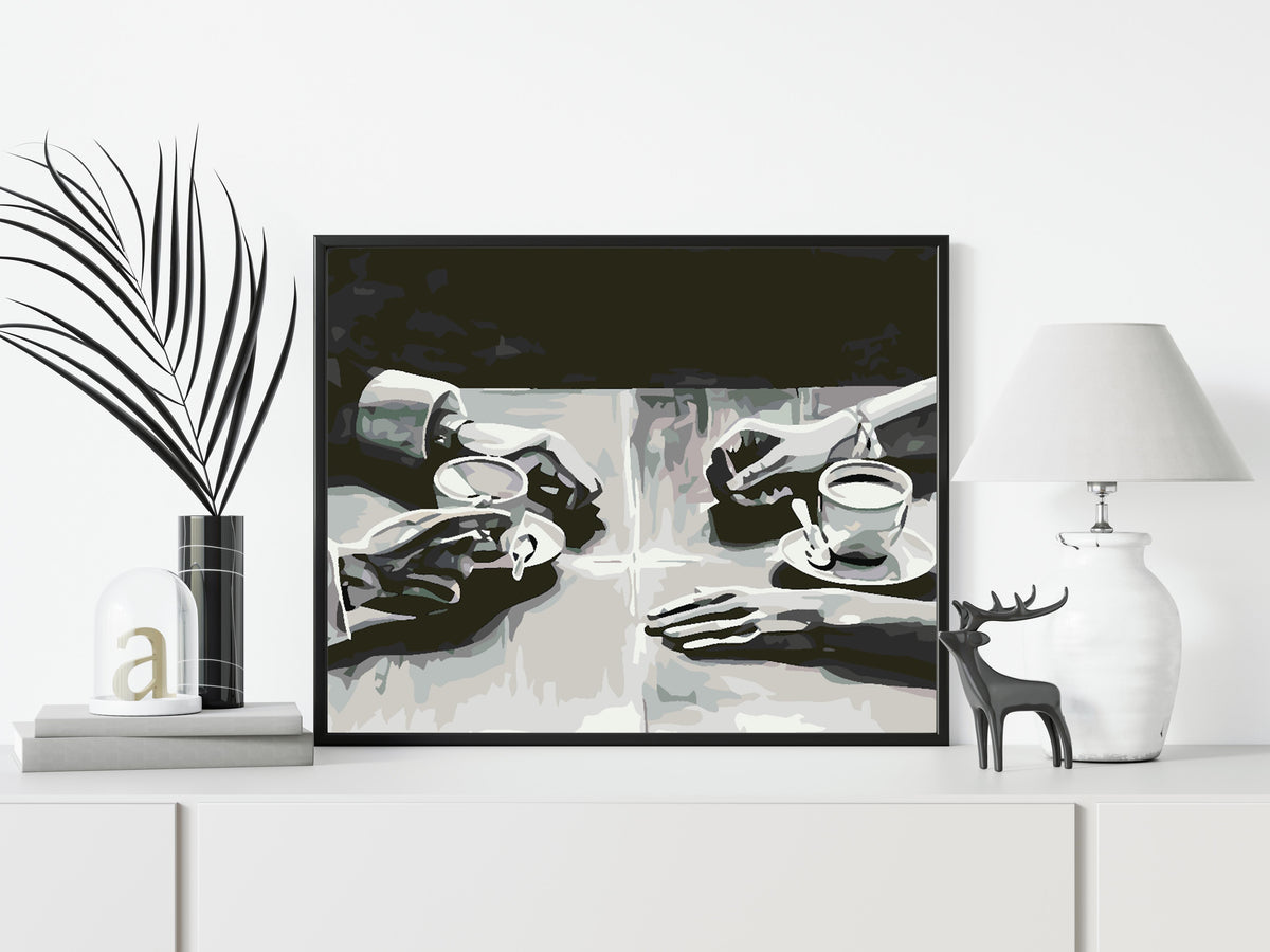 Paint by numbers - Love Black and White 4629