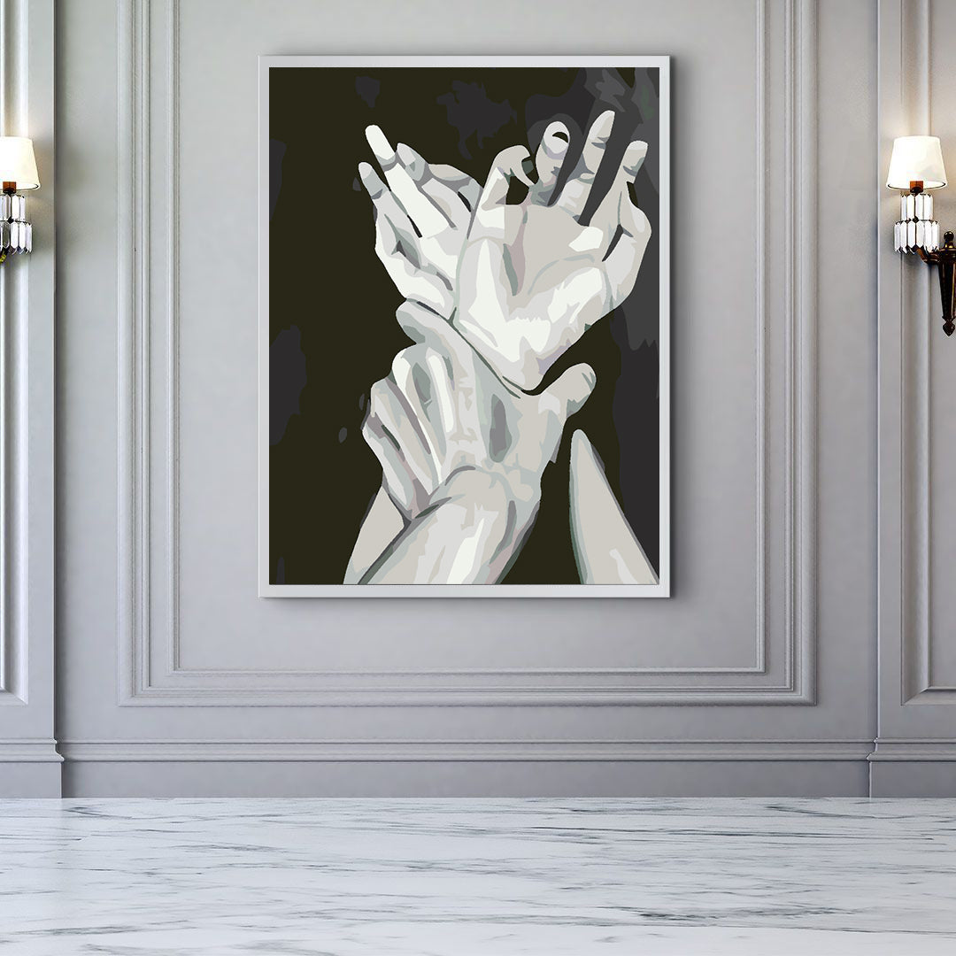 Paint by numbers - Love Black and White 4631