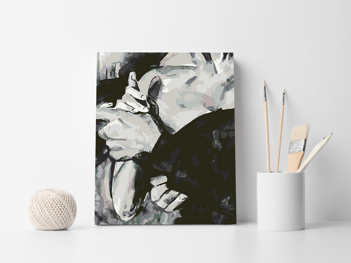 Paint by numbers - Love Black and White 4632