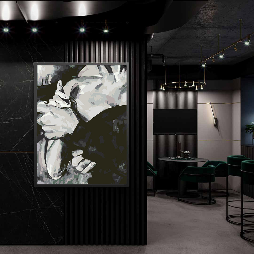 Paint by numbers - Love Black and White 4632