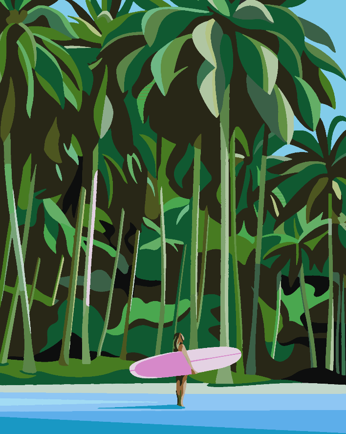 Pictura pe numere - Surfing 4633