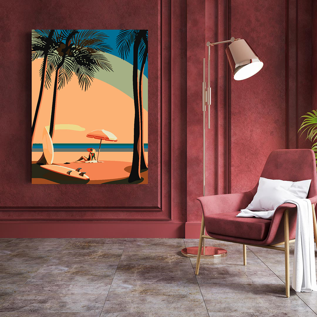 Painting by numbers - At the Beach 4634