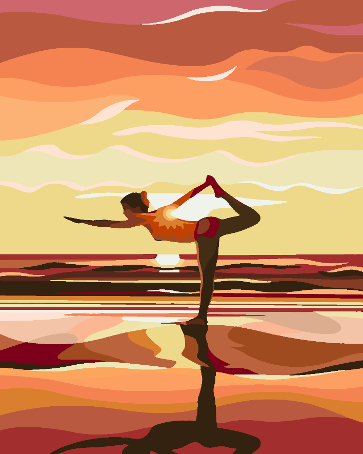 Painting by numbers - Yoga 4636