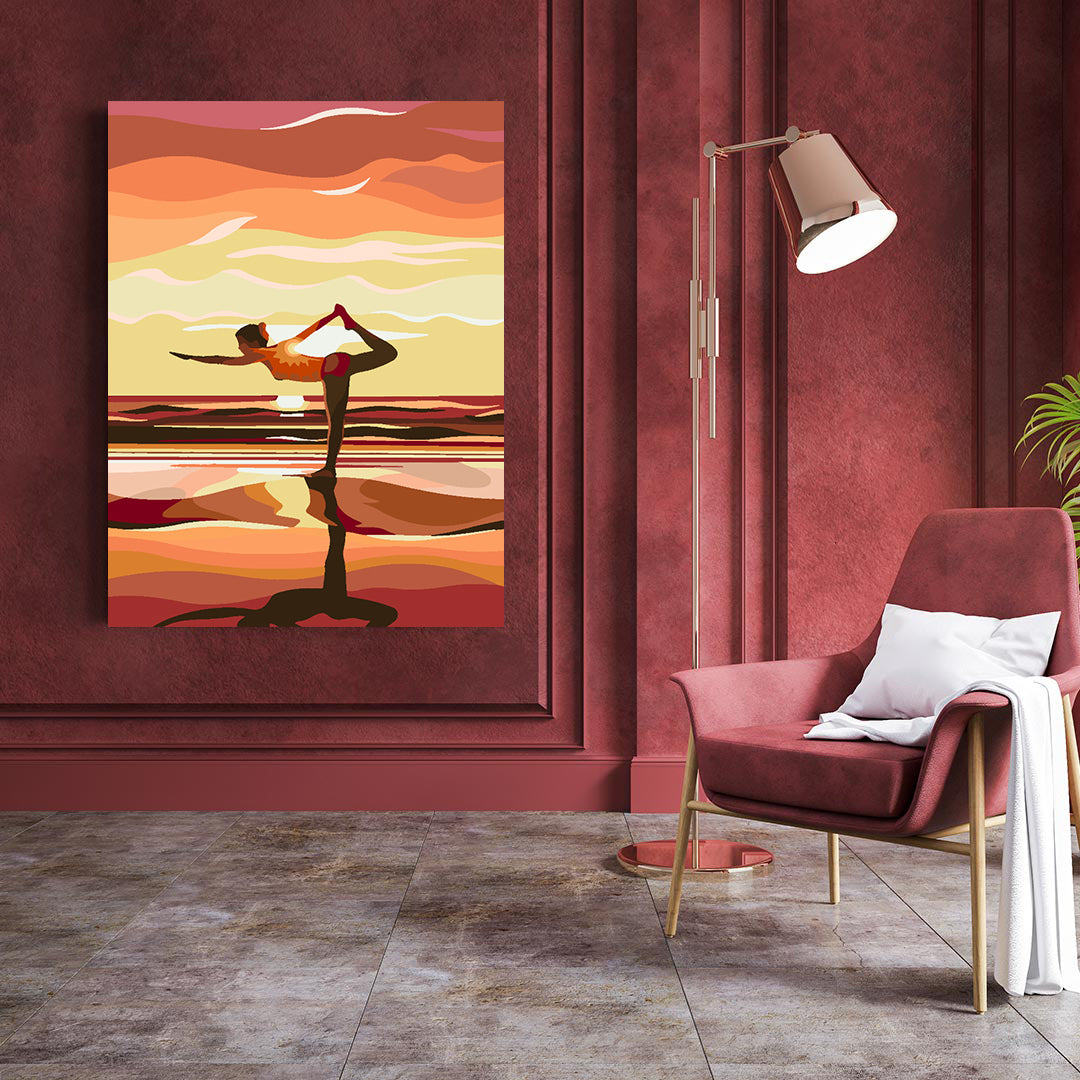 Painting by numbers - Yoga 4636