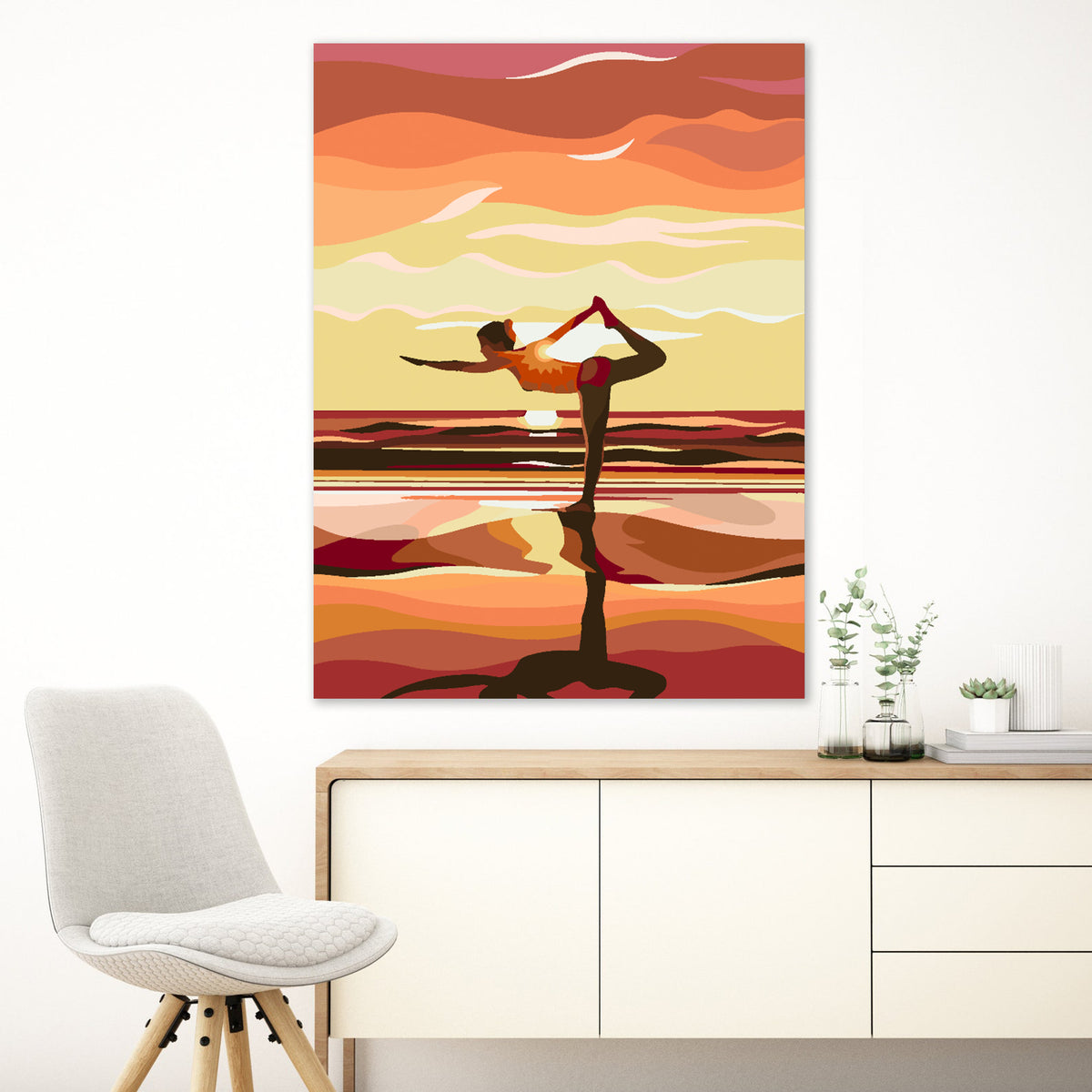 Painting by numbers - Yoga 4636